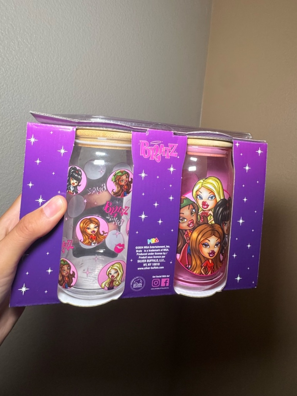 Bratz Glass Drinkware Tumblr Set